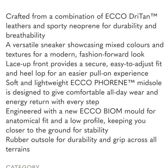 Ecco Biom Green and Pink Sneakers - Picture 11 of 11